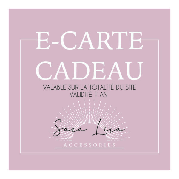 CARTE CADEAU - Sara Lisa
